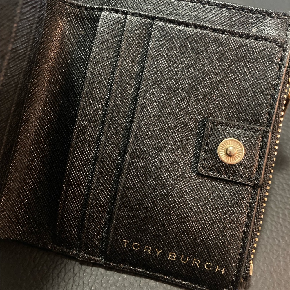 Tory Burch Wallet - Never Used.  Black Leather.